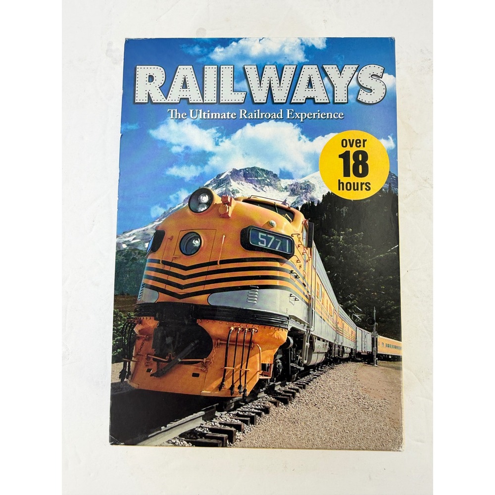 Railways The Ultimate Railroad Experience 10 DVD Box Set Over 18 Hours Trains